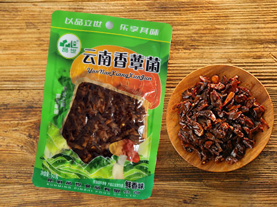 袋装50g云南香蕈菌麻辣味、鲜香味