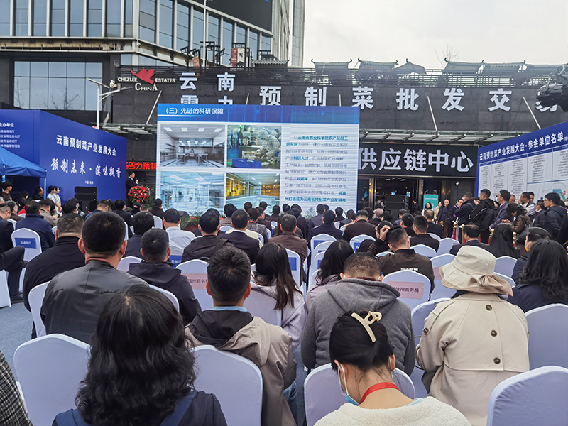 参展云南省预制菜产业发展大会 金狮贵宾会_尊贵显赫休闲食品广受好评